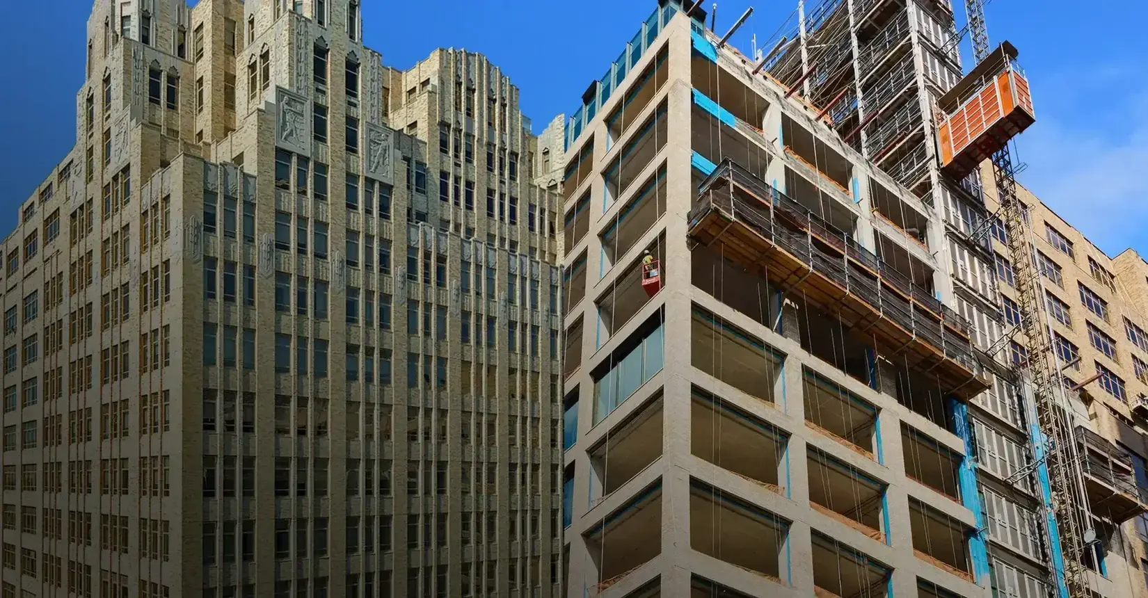 Investors reviewing development models in a boardroom